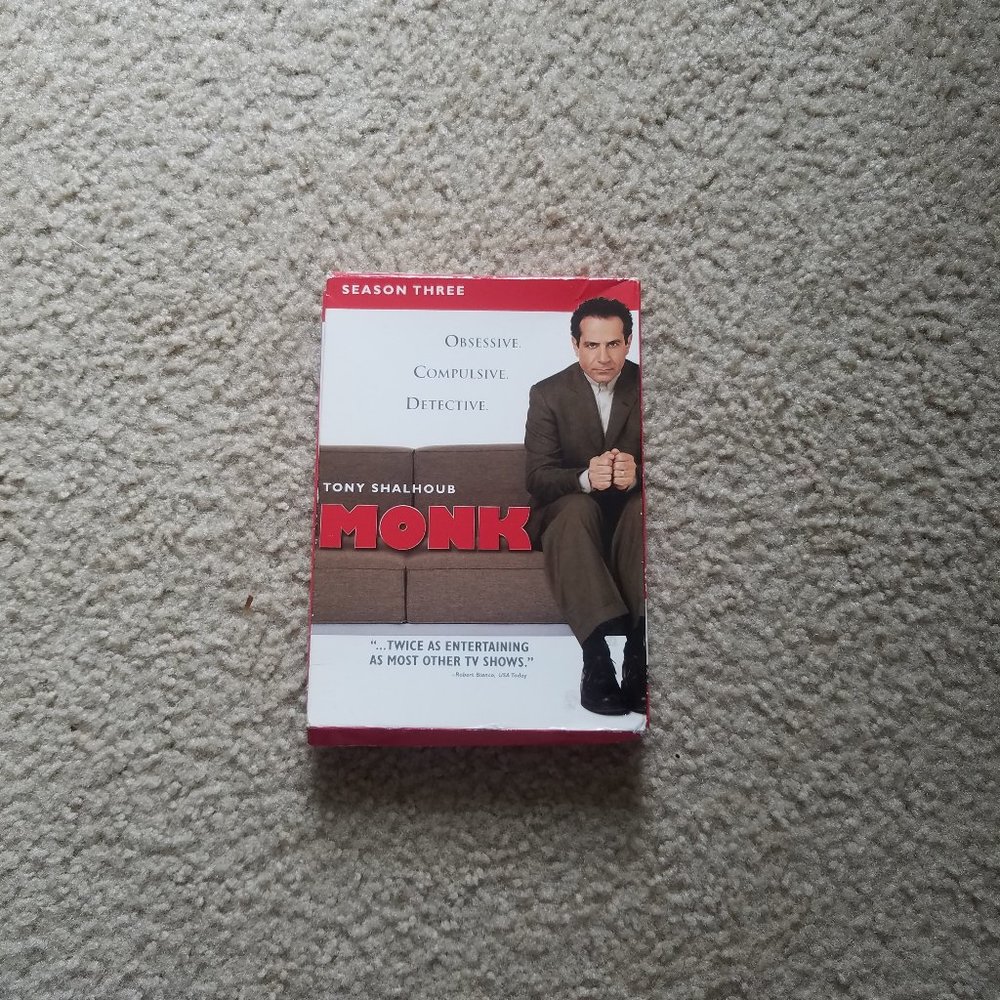 Monk Season 3 DVD